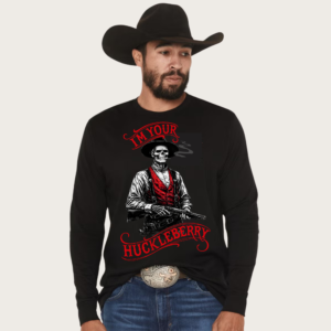 i’m your huckleberry tombstone movie cowboy t shirt