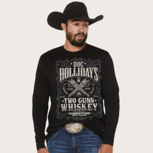 doc holliday forgive me say when tombstone movie long sleeve shirt
