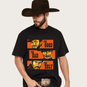 the good the bad the ugly movie cowboy t shirt